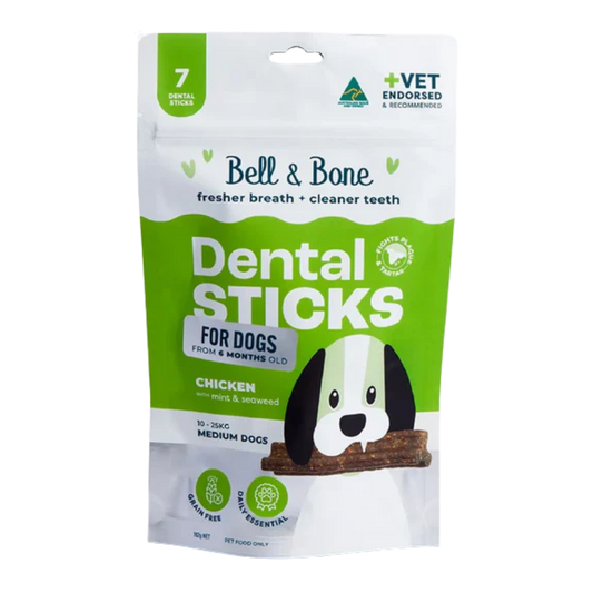 Bell & Bone Dental Stick Medium Dog 7pks
